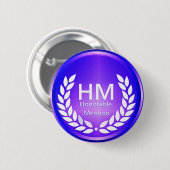 Preis für Lila ehrenvolle Erwähnung des Lehrers Button (Vorne & Hinten)