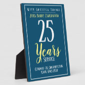 Preis für Long Service Fotoplatte (Seite)