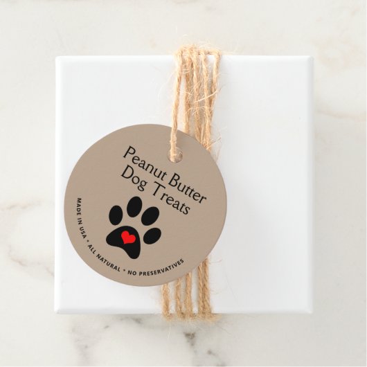 Preis für natürliche Gourmet-Leckerei Geschenkanhänger (Beispiel)