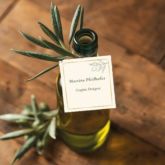 Preis für Olivenöl Geschenkanhänger