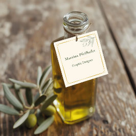 Preis für Olivenöl Geschenkanhänger