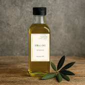 Preis für Olivenöl Weinetikett