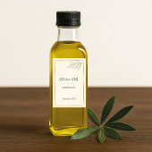 Preis für Olivenöl Weinetikett