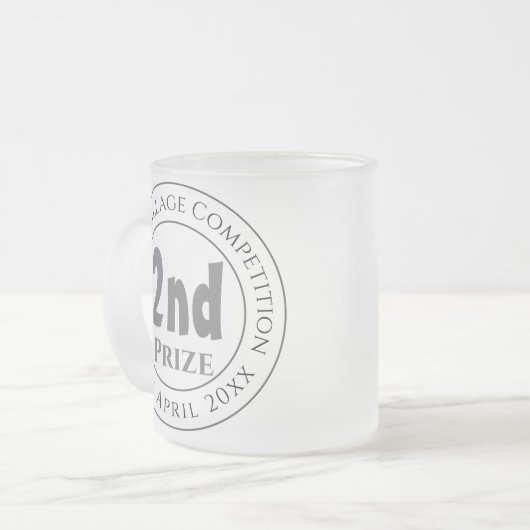 Preis für Trophäe Mattglastasse (Vorderseite Links)