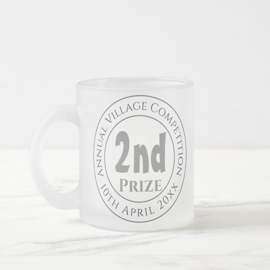 Preis für Trophäe Mattglastasse (Links)