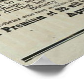 Preis Geld! Poster (Ecke)