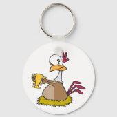 Preis-Hühner-Schlüsselanhänger Schlüsselanhänger (Vorderseite)