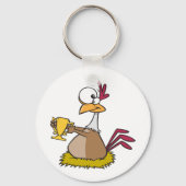 Preis-Hühner-Schlüsselanhänger Schlüsselanhänger (Rückseite)