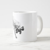 Preis in Bewegung Jumbo-Tasse (Vorderseite Rechts)