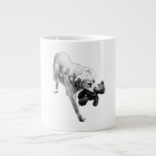 Preis in Bewegung Jumbo-Tasse (Vorderseite)