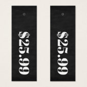 Preis nur Chalkboad Skinny Closing Hang Tag (Vorne & Hinten)