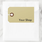 Preis Rechteckiger Aufkleber (Tasche)