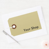 Preis Rechteckiger Aufkleber (Umschlag)