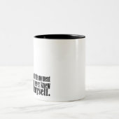 Preis und Vorurteile Zweifarbige Tasse (Mittel)