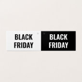 Preisangabe für geklappte Black Friday Discount Ha (Außenseite Aufgefaltet)