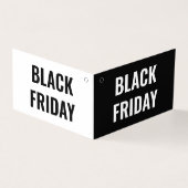 Preisangabe für geklappte Black Friday Discount Ha (Vorderseite)