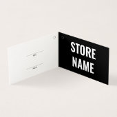 Preisangabe für geklappte Black Friday Discount Ha (Innenseite)