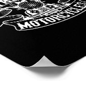 Preisangebot für echte Papas-Motorräder Poster (Ecke)