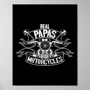 Preisangebot für echte Papas-Motorräder Poster