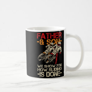Preisangebot für ein flaches Motorrad Kaffeetasse