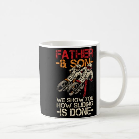 Preisangebot für ein flaches Motorrad Kaffeetasse (Rechts)
