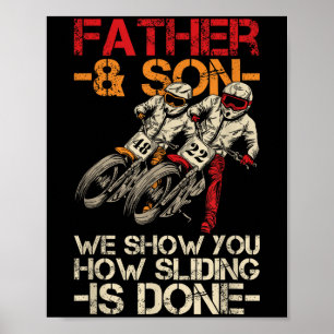 Preisangebot für ein flaches Motorrad Poster