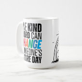 Preisangebot für Freundlichkeit Moderner, trendige Kaffeetasse (Vorderseite Links)