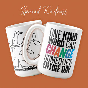 Preisangebot für Freundlichkeit Moderner, trendige Kaffeetasse