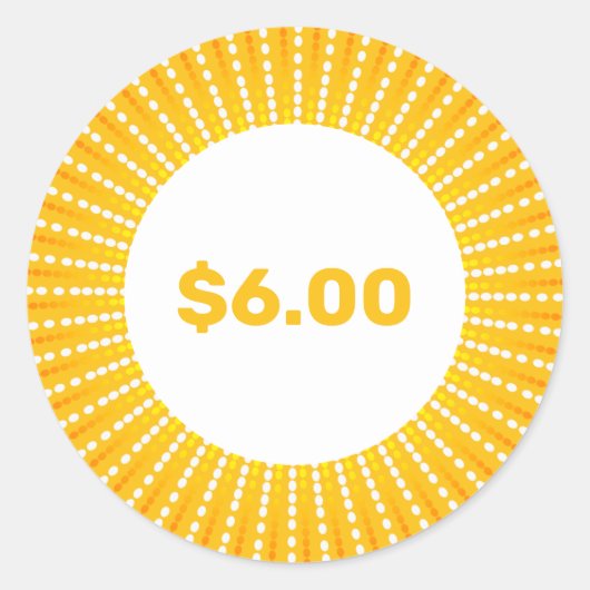 Preisaufkleber (Vorderseite)