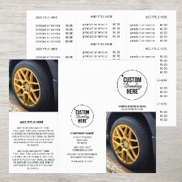 Preisbroschüre für moderne Business-Logos: Trifold