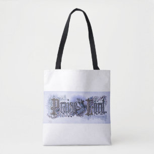 "Preise den Herrn" Vintage-Christliche Kunst gedäm Tasche
