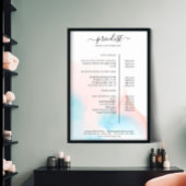 Preise für Aquarellfarben Salon Poster