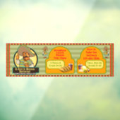 Preise für mexikanische Speisen und Getränke Fensteraufkleber (Blatt 3)