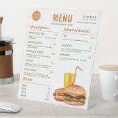 Preise für Orange und Green Hamburger Restaurant Sockelschild (In Situ)