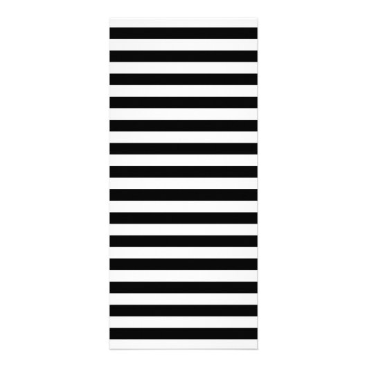 Preise für rote Lippen - Schwarz-weiße Streifen Werbekarte (Hinten)