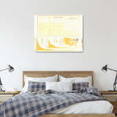 Preise und Briefpost Leinwanddruck (Insitu (Schlafzimmer))