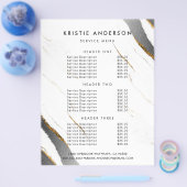 Preise und Dienstleistungen für dunkelbraunes schw Flyer (Einzeln)