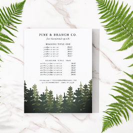 Preise und Dienstleistungen für Pinien Flyer