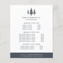 Preise und Dienstleistungen für Winterwälder Flyer