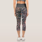 Preiselbeere Capri Leggings (Rückseite)