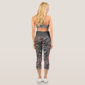 Preiselbeere Capri Leggings (Rückseite)