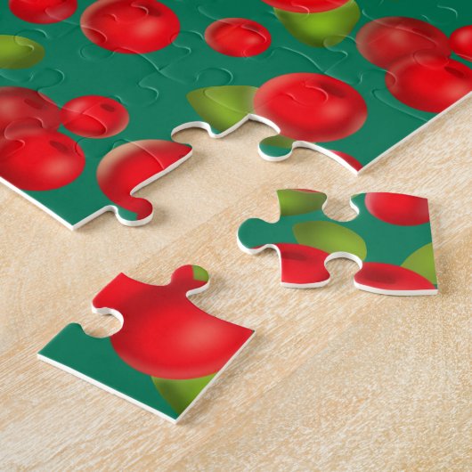 Preiselbeere mit Blätter Puzzle (Seite)
