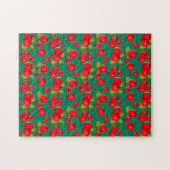 Preiselbeere mit Blätter Puzzle (Horizontal)
