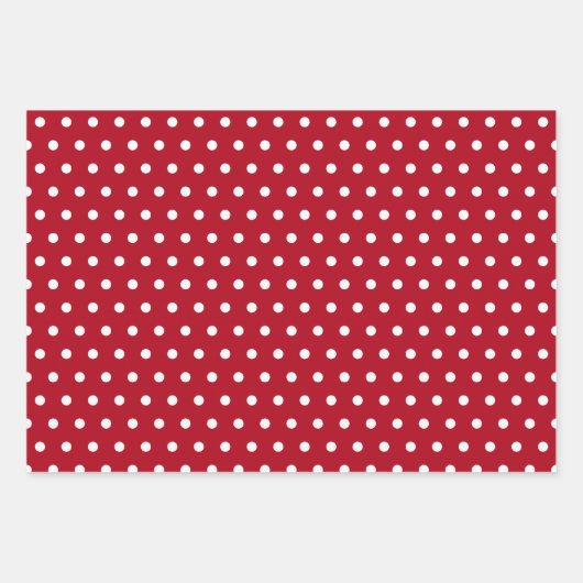 Preiselbeere mit Weiß Geschenkpapier Set (Vorderseite 2)