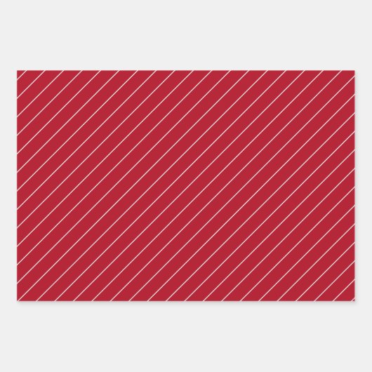 Preiselbeere mit Weiß Geschenkpapier Set (Vorderseite)