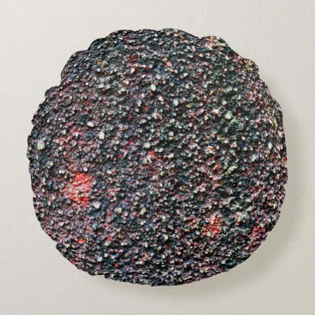 Preiselbeere Rundes Kissen (Vorderseite)