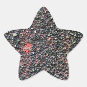 Preiselbeere Stern-Aufkleber (Vorderseite)