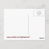 Preiselbeeren Postkarte (Rückseite)