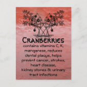 Preiselbeeren Postkarte (Vorderseite)