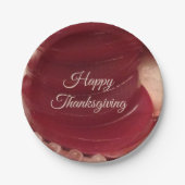 Preiselbeersauce Thanksgiving Pappteller (Vorderseite)
